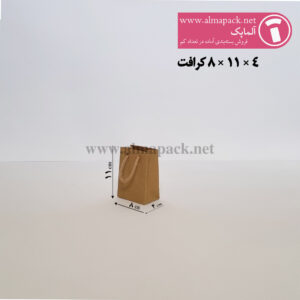 ساک دستی کرافت آماده سایز 4×11×8